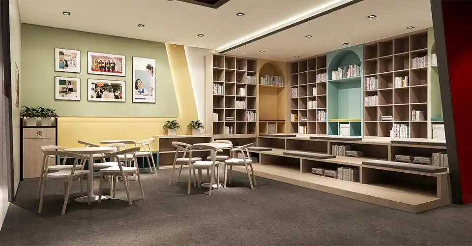 现代风格培训教育机构装修设计效果图案例