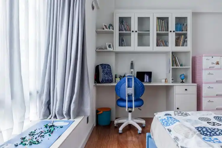 明亮中式书房装饰效果图中式别墅装修会客厅效果图中式风格卧室装修