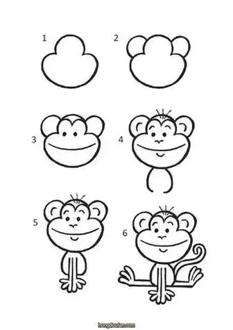 猴子简笔画大全小猫简笔画一步一步教简笔画猫的步骤大全怎么一步一步