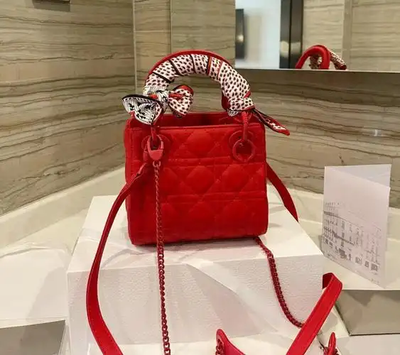 戴妃女包设计师戴妃女包lady三格戴妃包磨砂手提单肩斜挎包 白色