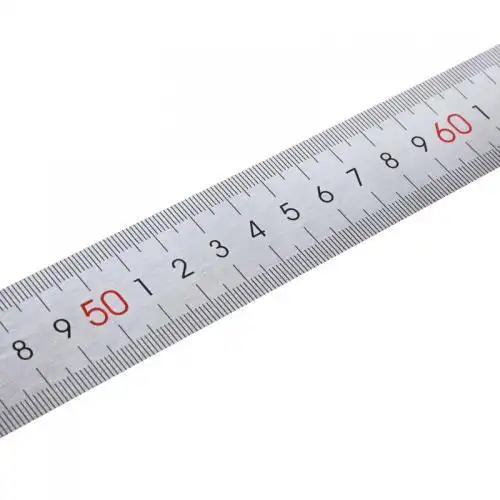 得力(deli) 8460 钢直尺 1米刻度尺长尺不锈尺