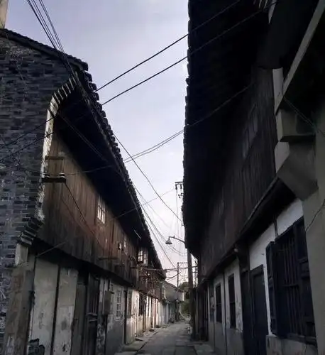 一组横沔老街图,看上海最具遗弃之美的老街
