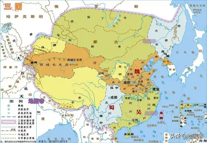 中国汉朝地图全图高清版西汉和东汉地图
