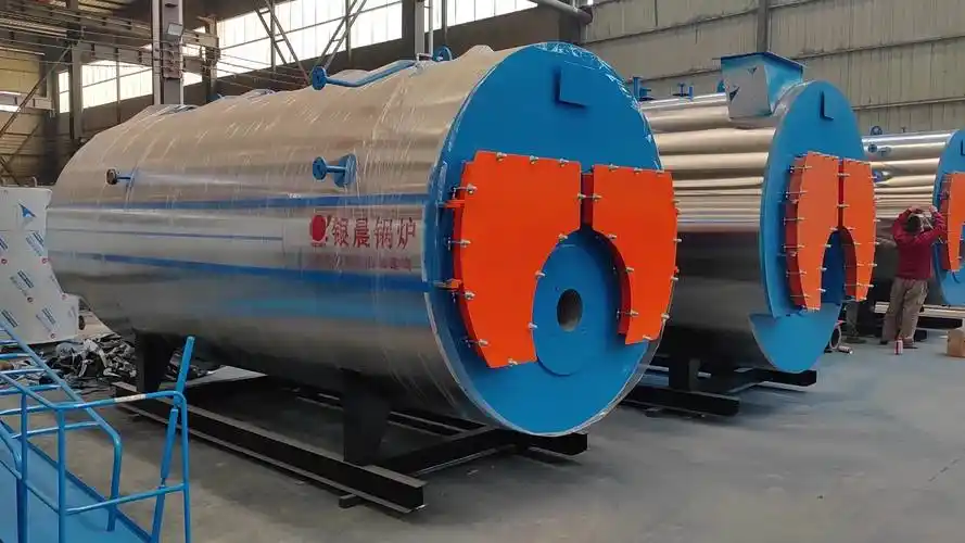 4吨蒸汽锅炉,wns4-1.25-qy,4t燃气蒸汽锅炉,4t冷凝锅炉.