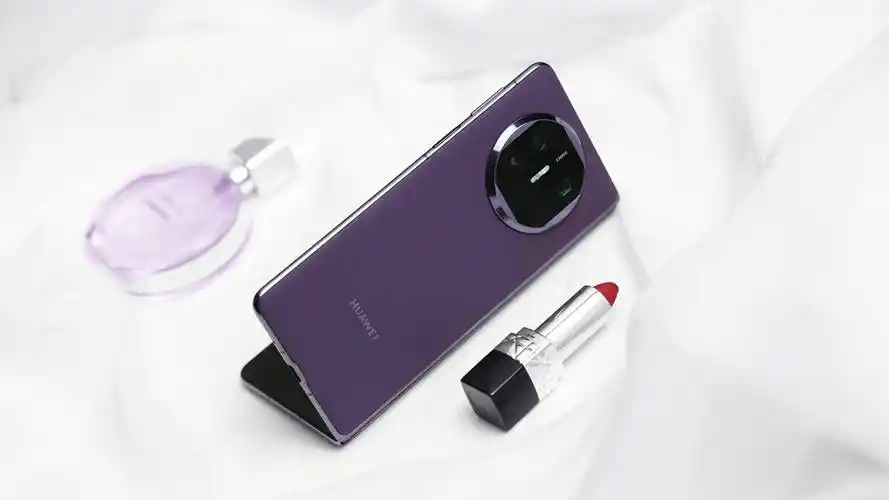 华为mate x5图赏:"紫"一眼便深爱的折叠屏王者_支持_素皮_显示