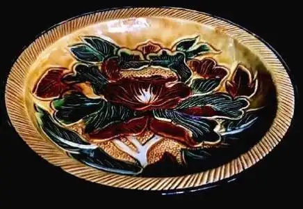 传说中的宋代定窑三彩瓷