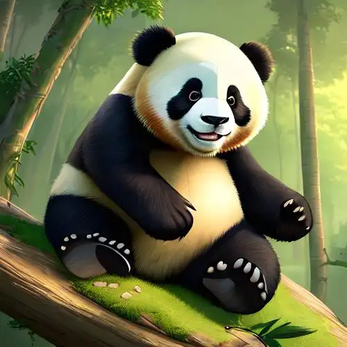 大熊猫卡通头像