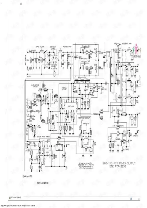 电脑开关电源电路图大全