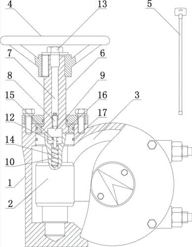cn103047473b_机械式锁闭阀门及钥匙有效