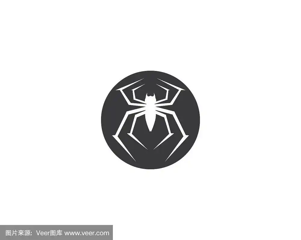 蜘蛛符号矢量图标说明