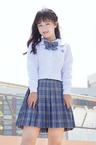 初中高中学生校服毕业班服jk制服dk制服日系少女jk制服 樱花刺绣甜美
