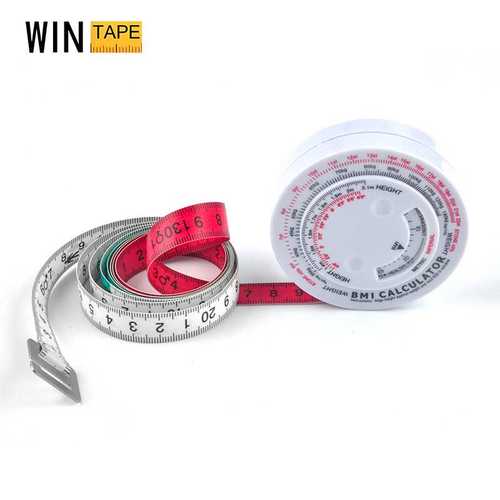 wintape多功能bmi卷尺健身减肥用健康指数尺三围尺量腰围胸围臀围