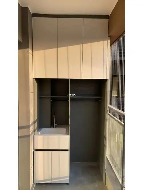 阳台翻盖洗衣机柜系列