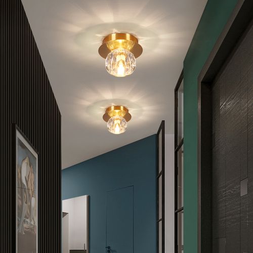 吸顶灯单头入户走廊过道轻奢奢风简约现代创意厨卫