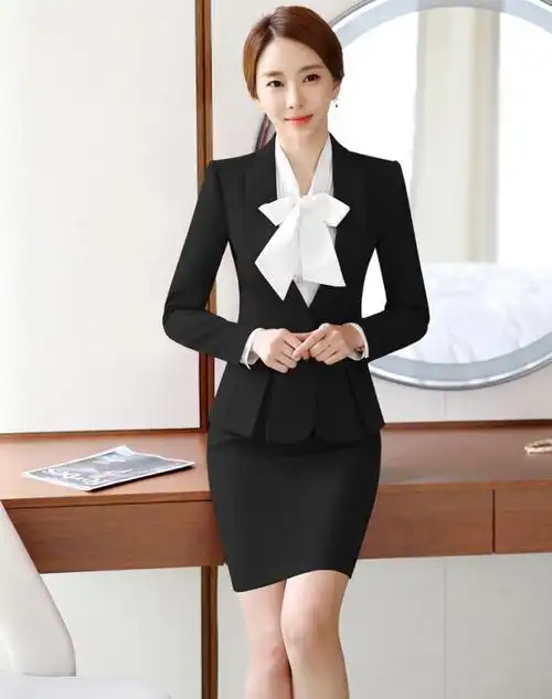【秋冬职业装女装套装修身西服ol女士正装三件套西装工装商务工作服】