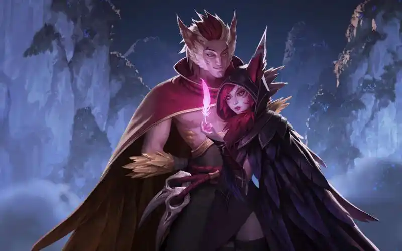 【lol霞与洛】结局让人心疼,霞嫁给亚索,而洛则娶了俄洛伊,你细品!