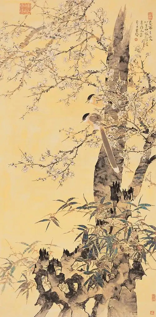 连俊洲花鸟作品欣赏