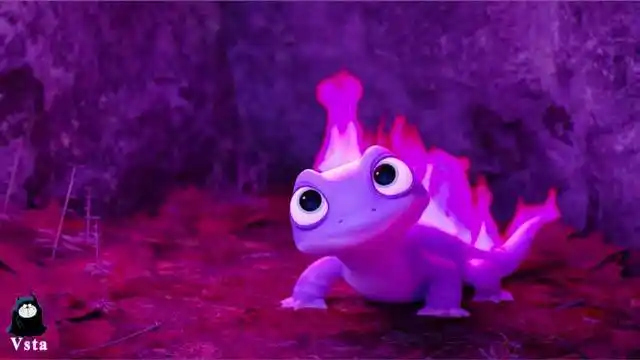 冰雪奇缘会喷火的火精灵也太可爱了吧