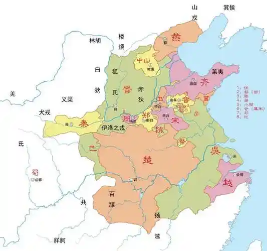 从大分裂走向大一统:通过地图了解春秋战国550年的战争