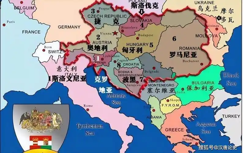 世界上丢失领土最多的五个国家排名(附地图对比)_帝国_欧洲_奥地利