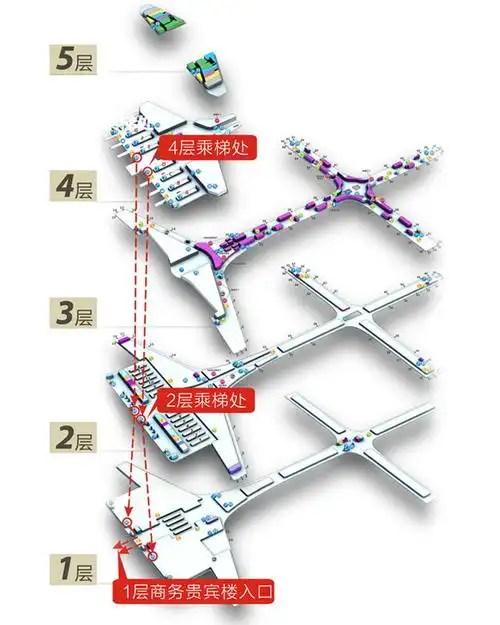 深圳机场商务贵宾楼指引
