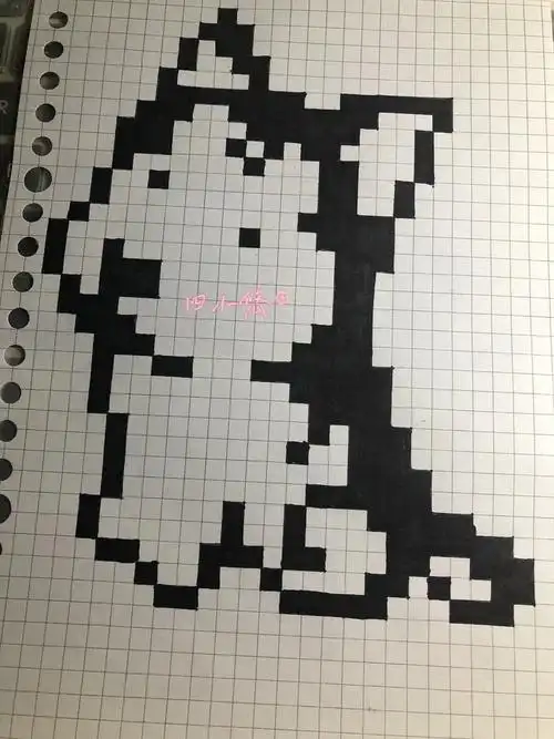 像素画临摹二哈