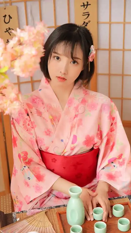 日系和服美女手机壁纸图片