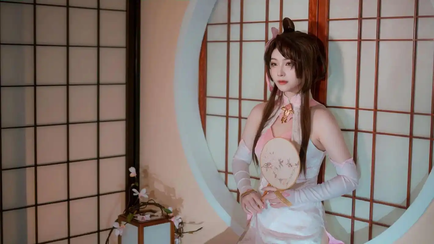 【王者荣耀】貂蝉四美旗袍cos正片."花有再开的那天,人有重 - 抖音