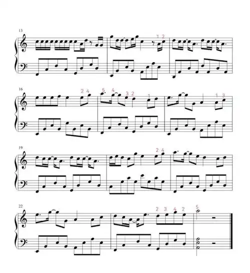 钢琴谱分享  #小众钢琴曲  #踏山河钢琴