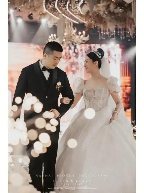 湖锦酒楼巨出片的城堡厅婚礼武汉婚礼跟拍