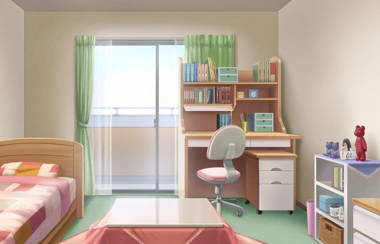 美图:室内住宅陈设漫画场景背景素材分享