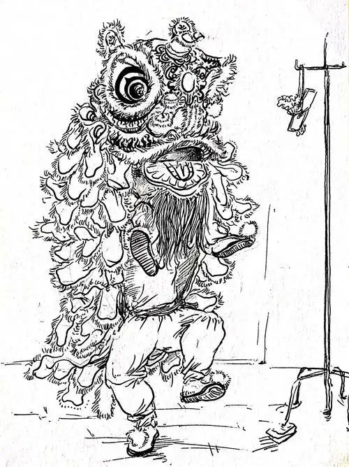 故一直不停地在画关于舞狮的一切广州/学生/5年前/1288浏览红火恍惚