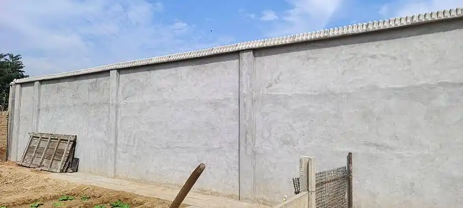 如何美化水泥围墙?