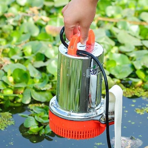 浇菜潜水泵充电式12v大功率花园水泵便携式浇菜无线户外小抽水泵