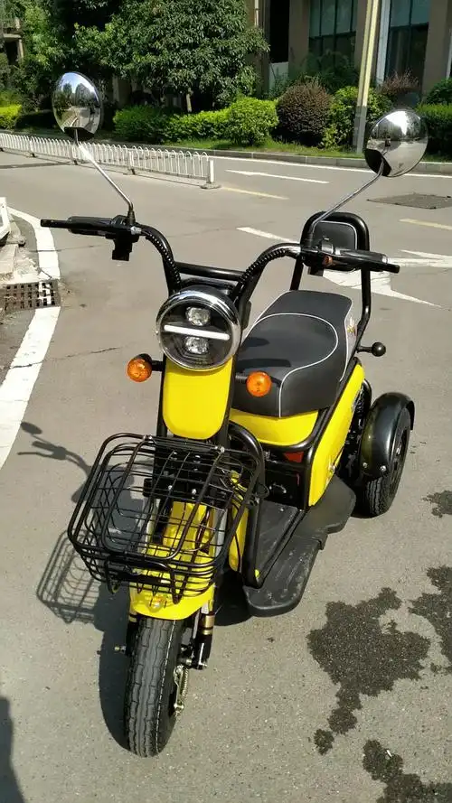 锂电池的三个轮子的,不会骑二轮车