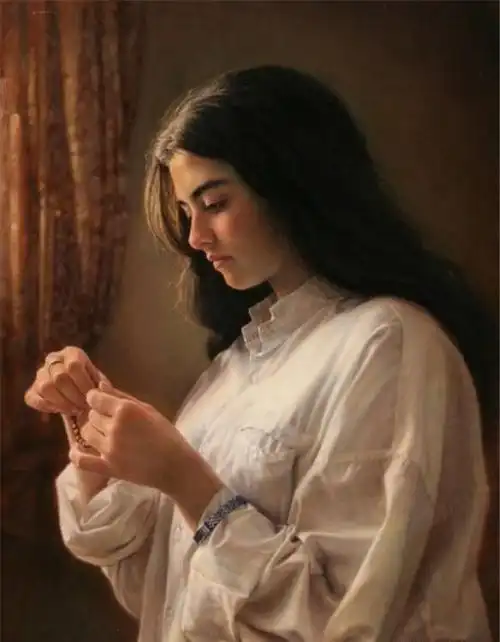 伊朗imanmaleki油画人物作品19p