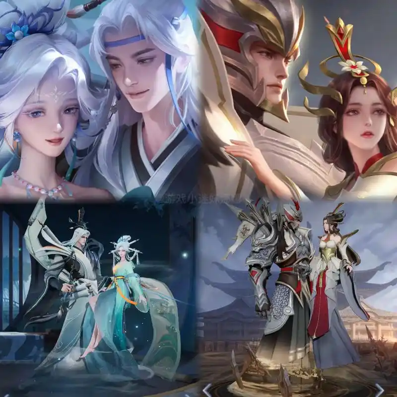 干将莫邪画中仙vs久胜战神技能特效对比.你们觉得谁的更胜一筹 - 抖音