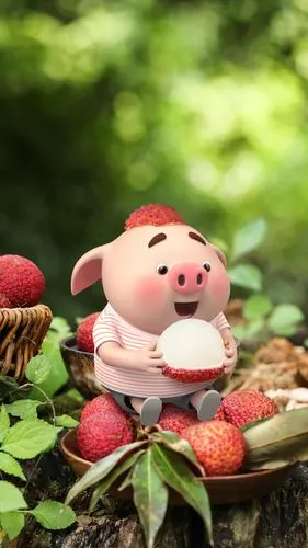 卡通可爱猪猪壁纸