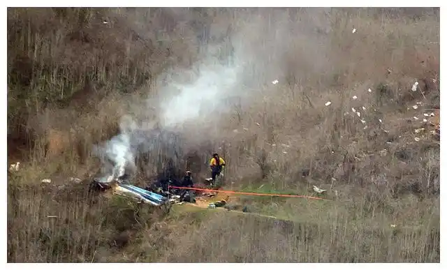 科比坠机现场照片遭泄露,瓦妮莎失声痛哭称要严惩