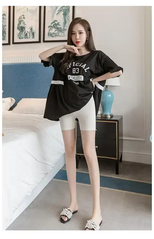 浪莎 打底裤孕妇安全裤夏季薄款防走光外穿春夏冰丝女裤子夏装春装