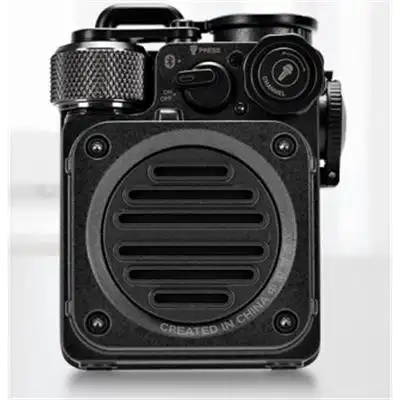 猫王收音机野性mini便携蓝牙音箱mw-pvx 铁甲黑