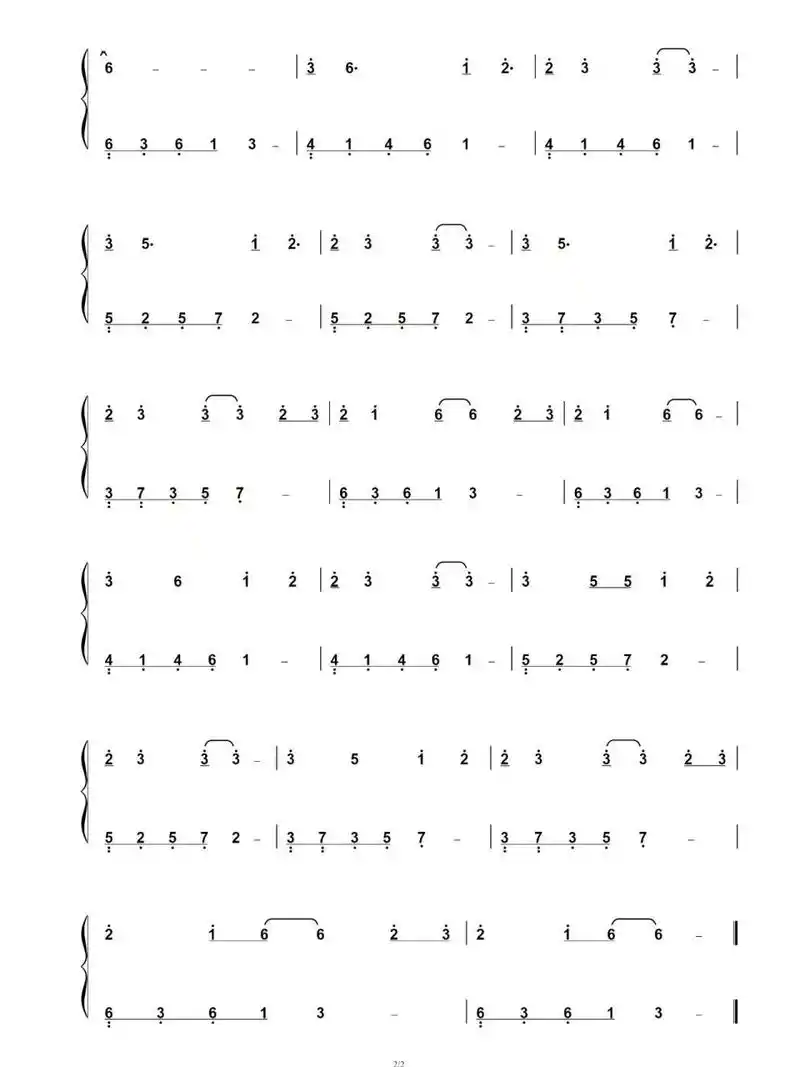 " 超好听的《爱人错过》钢琴简谱分享给大家~ 0202020202