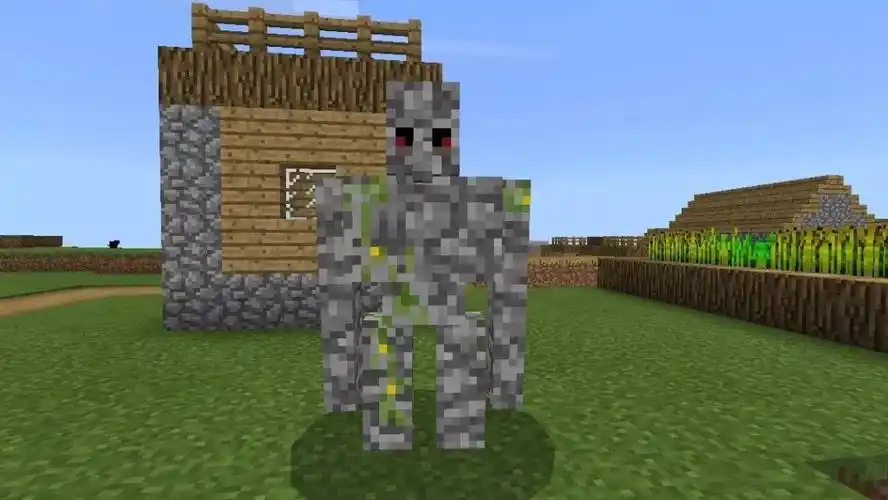 我的世界村庄的傀儡出生在有铁傀儡的村庄种子