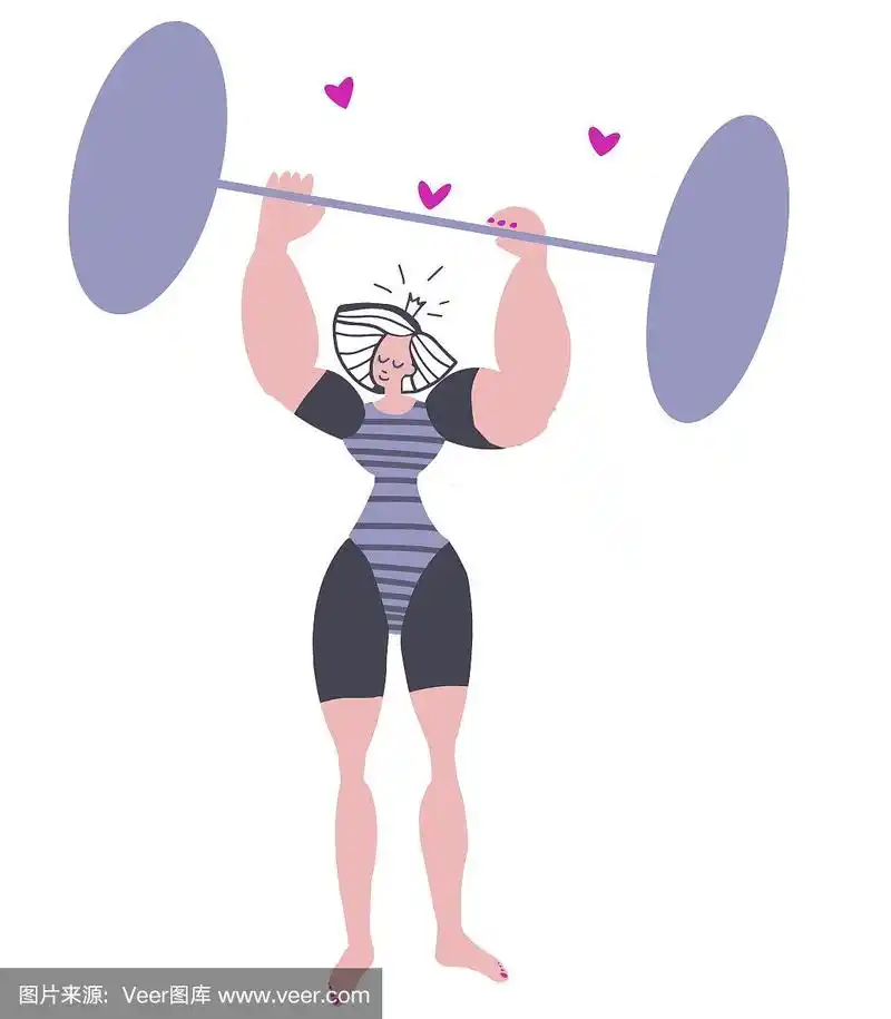 女性在运动服.健身,锻炼,运动.矢量平面插图