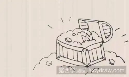 宝箱简笔画教程