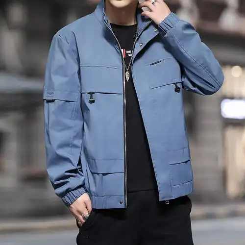 男装外套休闲夹克男春秋2021新款痞帅男秋季帅哥秋装防风上衣