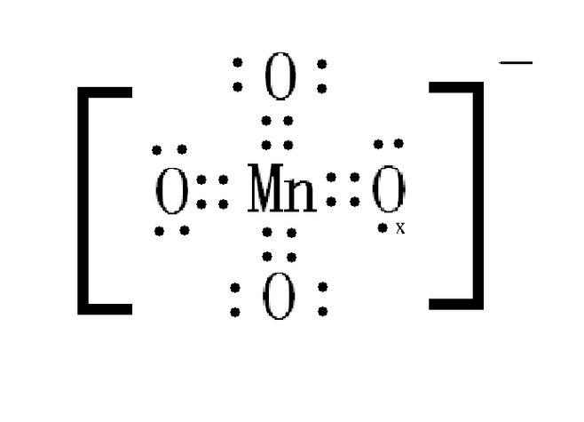href="#" data-lemmaid="5739133">高锰酸根 /a>离子(mno4-)的 a href