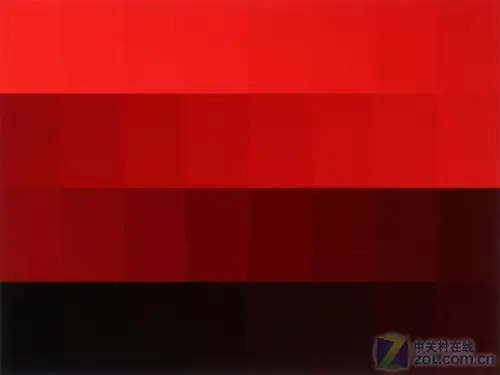 红色渐变色块效果