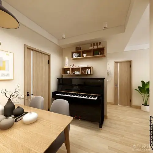 客厅钢琴位置
