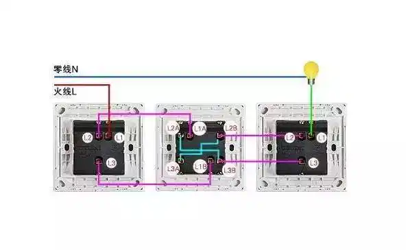 追问 我家买的西门子的开关,电工师傅用了三个单开,但是怎么开有一个